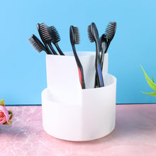 Soft Toothbrush With Plastic Round Box for Men and Women, Kids, Adults Plastic Toothbrush (10 pcs Set)