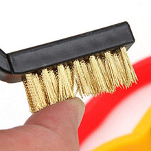 Mini Wire Brush Set - Brass, Nylon, Steel for Cleaning & Rust Removal (3 Pcs Set)