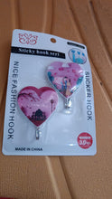 Multipurpose Strong Heart Shape Hook Self-Adhesive hooks (2 Pc Set)